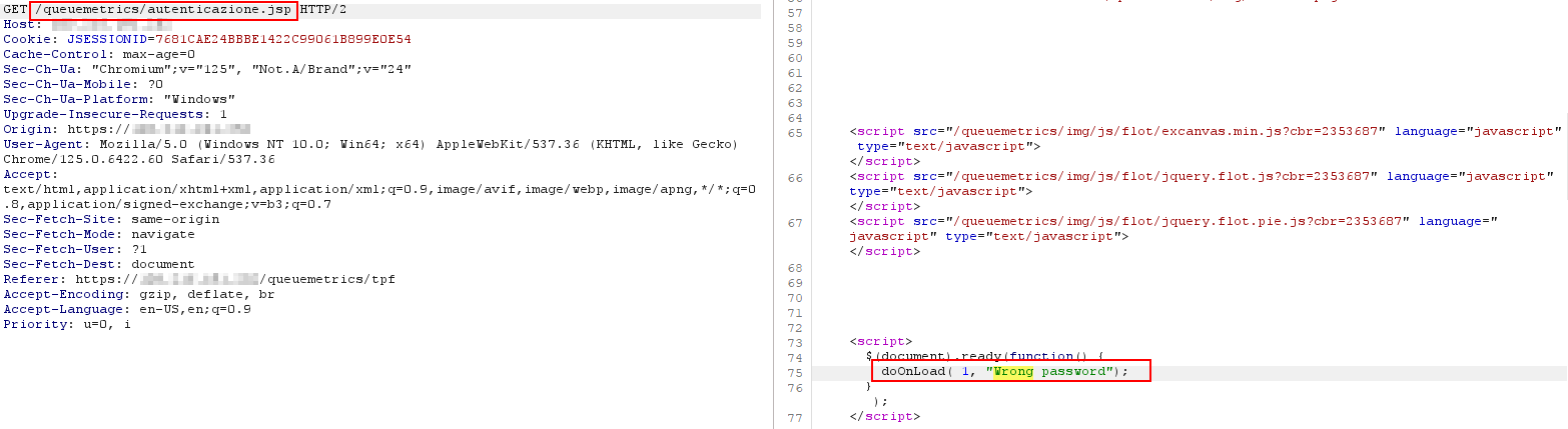 Different error message for valid user